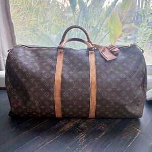 Louis Vuitton Monogram Keepall 60 Travel Bag